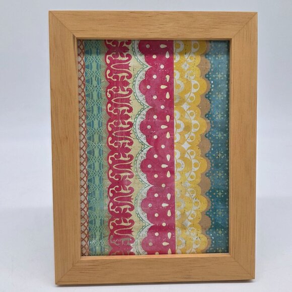 Decorative Bamboo Wooden Picture Photo Frame 4"x6" Thailand a - Picture 1 of 11